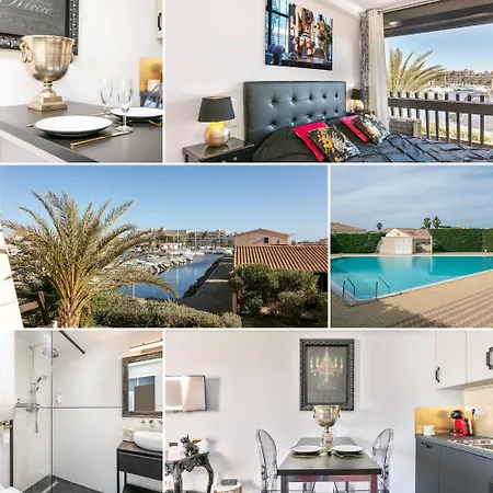 Le Barocci Port Venus - Luxe - Vue Port - Piscine - Parking - Village Naturiste *